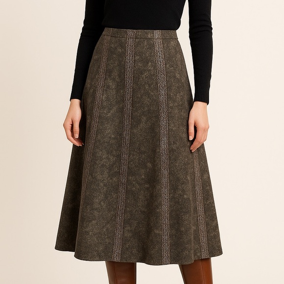 Elie Tahari Dresses & Skirts - Elie Tahari Silk Detailed Full Skirt